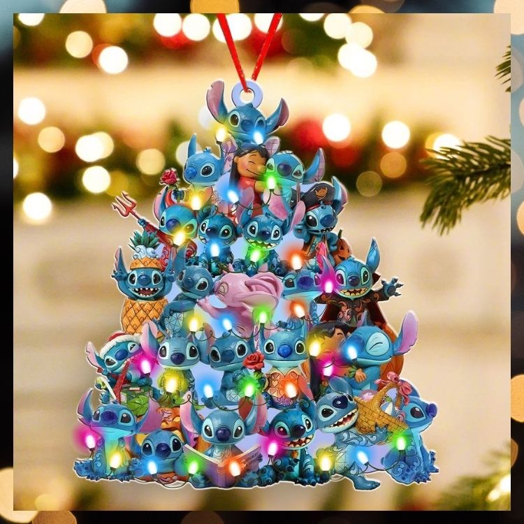 Stitch Christmas tree hanging ornament 2 Stitch Christmas tree hanging ornament 2