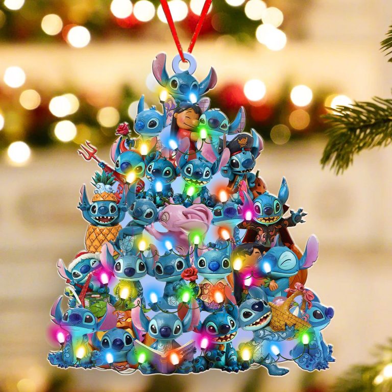 Stitch Christmas Tree Hanging Ornament Stitch Christmas tree hanging ornament