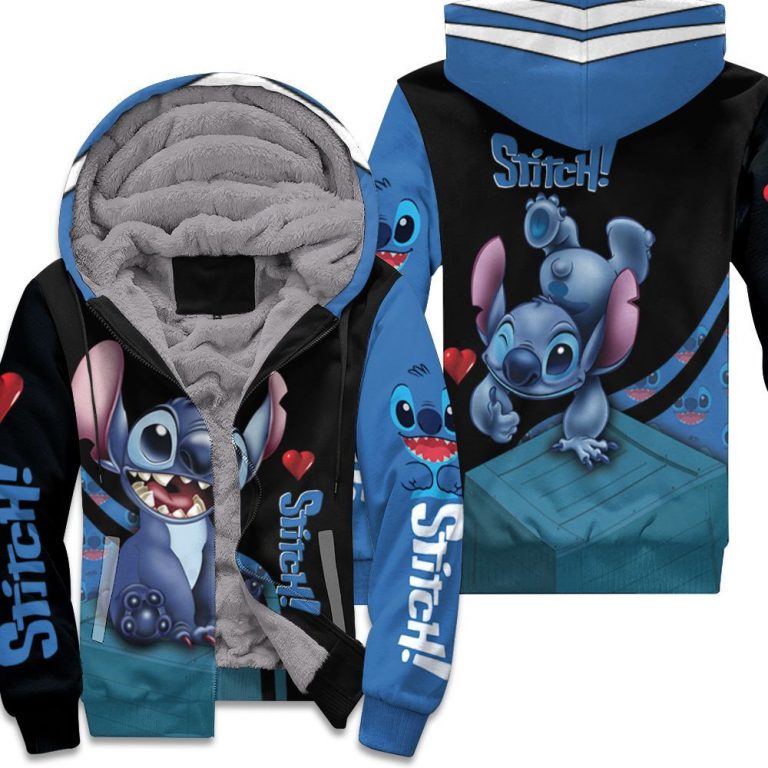 Stitch Heart 3d Fleece hoodie