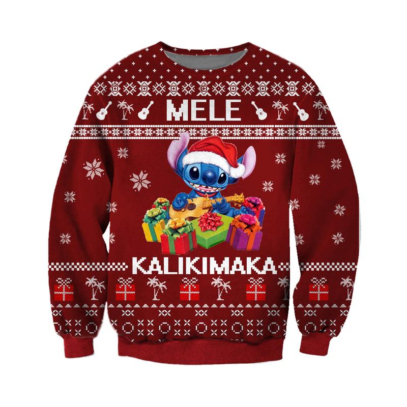 Stitch Mele Kalikimaka christmas sweater 1
