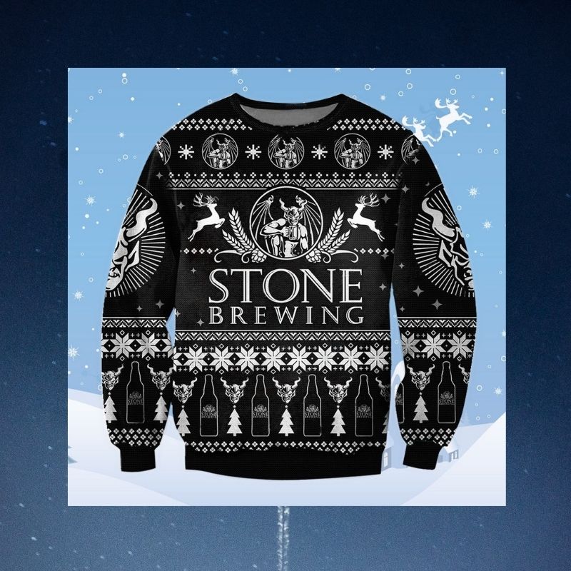 NEW Stone Brewing black bottle sweatshirt sweater 3 NEW Stone Brewing black bottle sweatshirt sweater word3