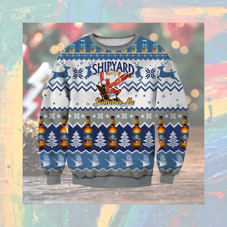 Summer Ale Shipyard Brewing Company Christmas sweater 3 Summer Ale Shipyard Brewing Company Christmas sweater word2