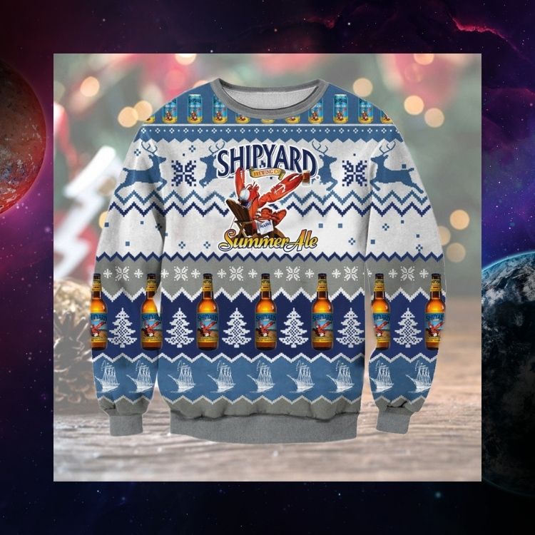 Summer Ale Shipyard Brewing Company Christmas sweater 2 Summer Ale Shipyard Brewing Company Christmas sweater word2