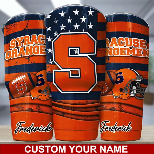 Syracuse Orange Custom Name Tumbler
