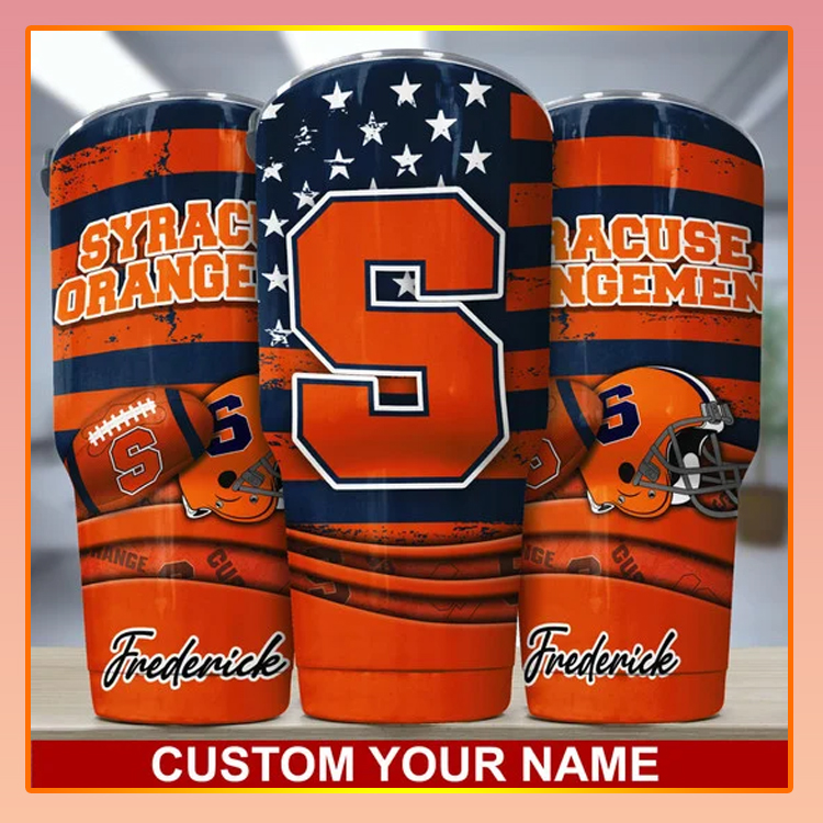 Syracuse Orange Custom Name Tumbler2