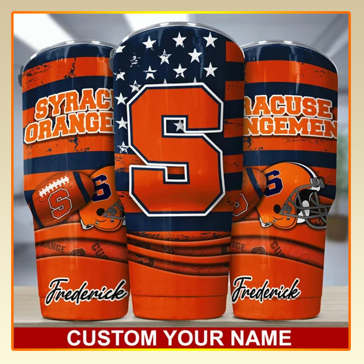 Syracuse Orange Custom Name Tumbler3