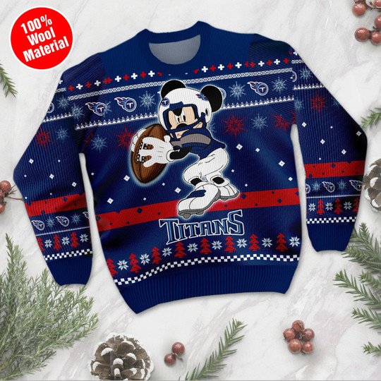 Tennessee Titans Mickey Mouse Ugly Sweater1