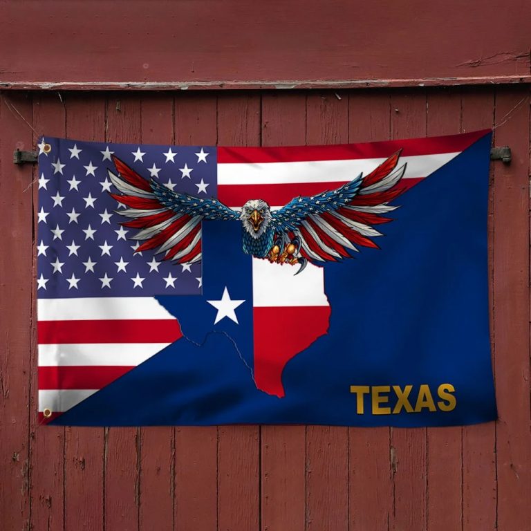 Texas American Eagle flag 2