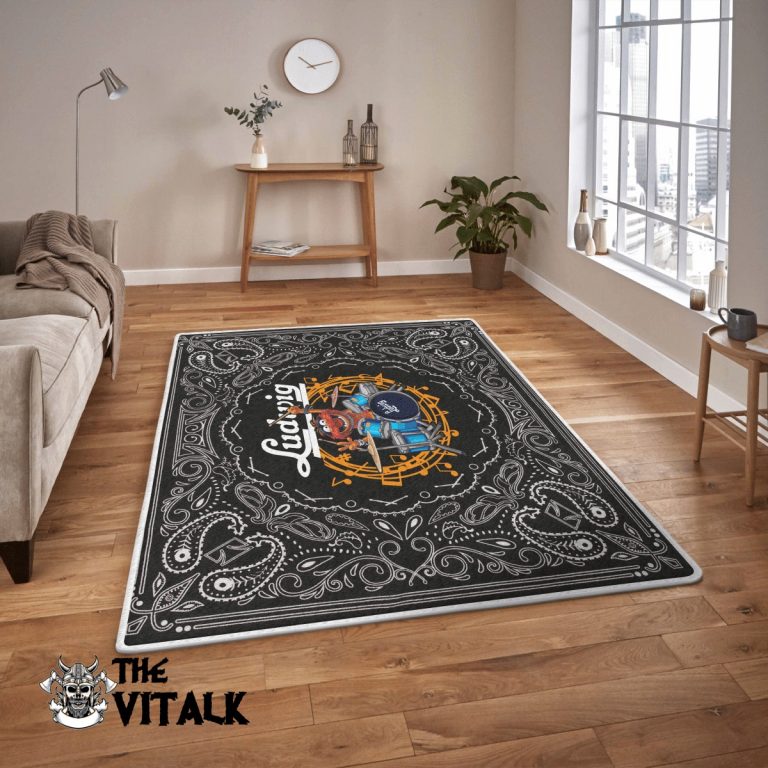 The Muppet Animal Ludwig Drums paisley rug 2