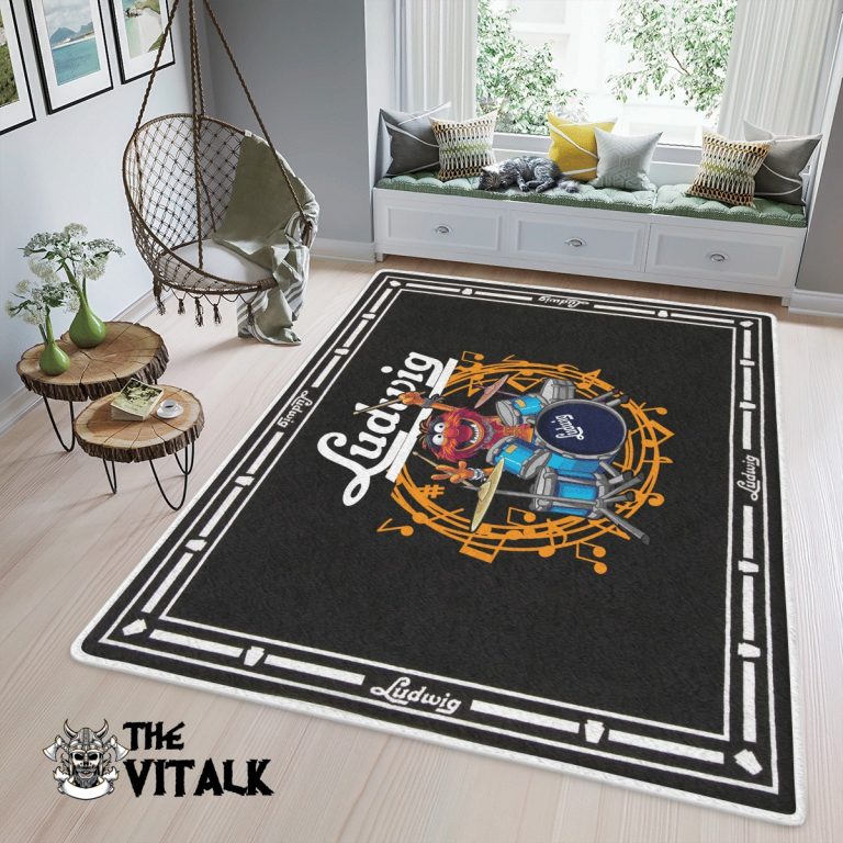 The Muppet Animal Ludwig Drums rug 1