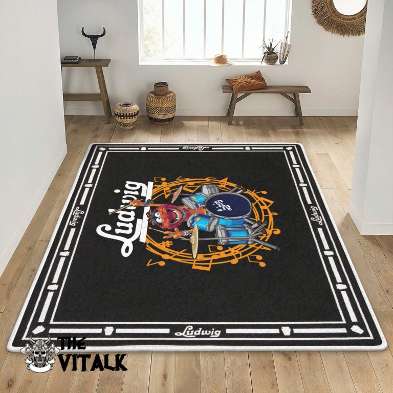 The Muppet Animal Ludwig Drums rug 3