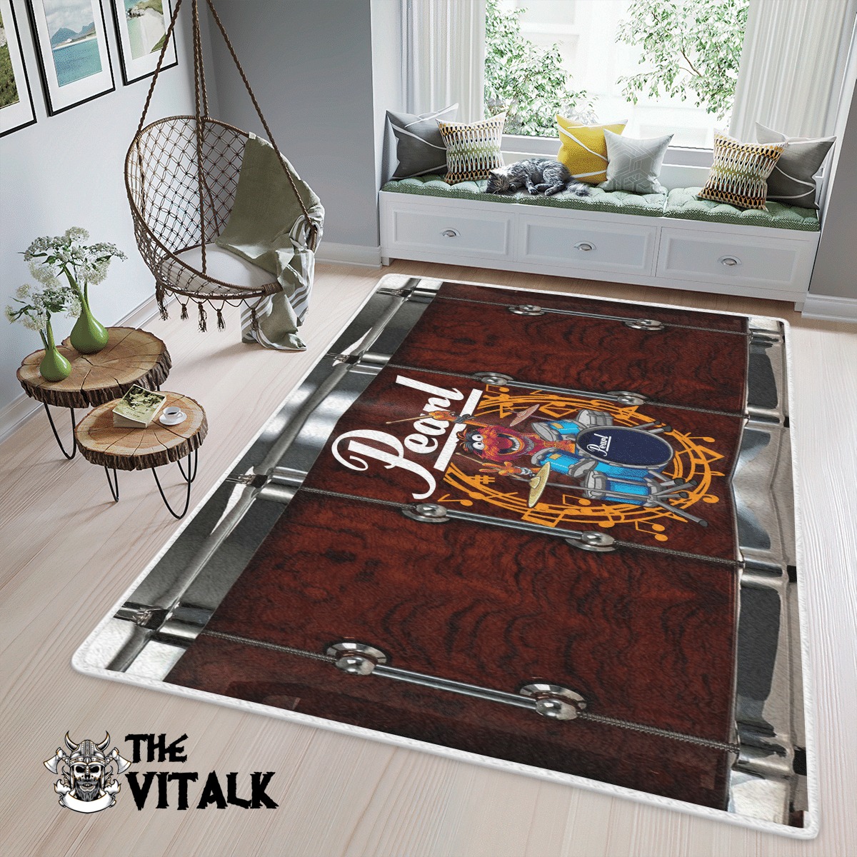 The Muppet Animal Pearl Drums rug 5 The Muppet Animal Pearl Drums rug 1
