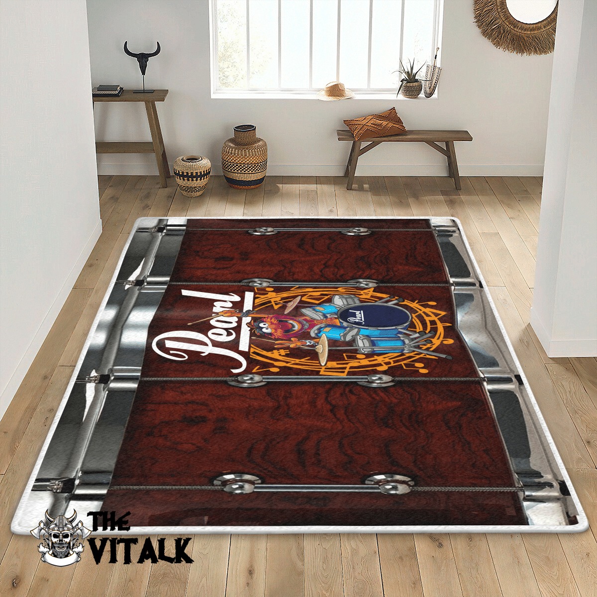 The Muppet Animal Pearl Drums rug 3 The Muppet Animal Pearl Drums rug 3