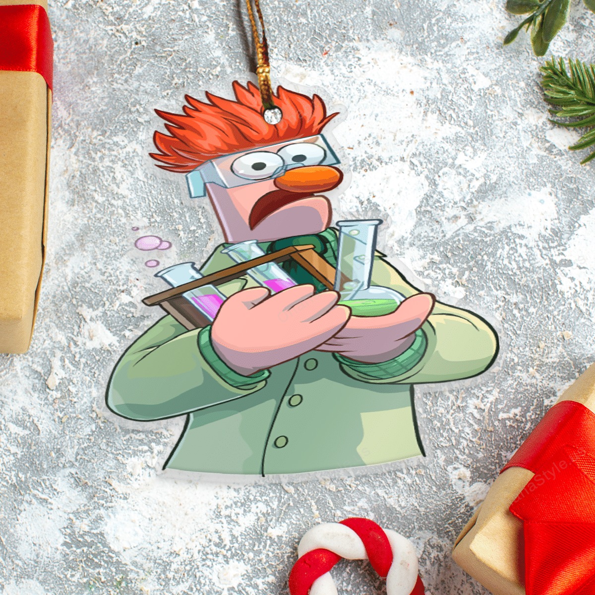 The Muppet Beaker hanging ornament 4 The Muppet Beaker hanging ornament 2