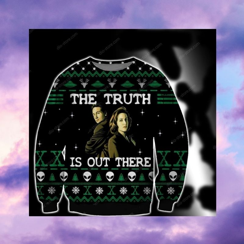 The Truth Is Out There christmas knitted wool sweater 3 The Truth Is Out There christmas sweater 2