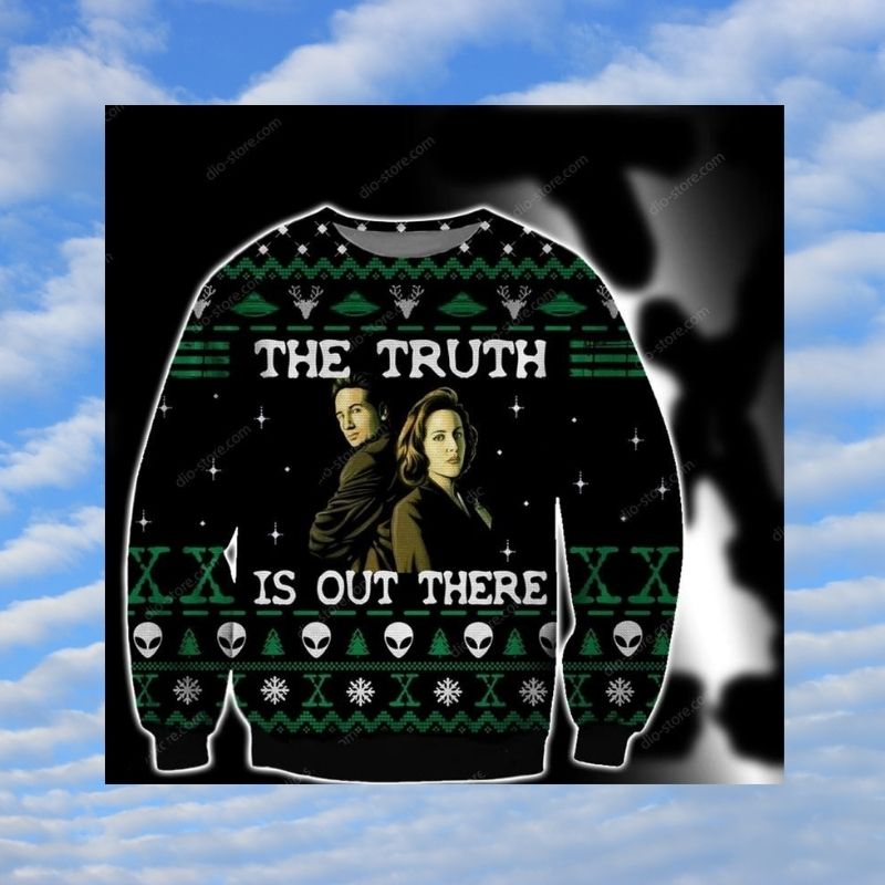 The Truth Is Out There christmas knitted wool sweater 2 The Truth Is Out There christmas sweater 3