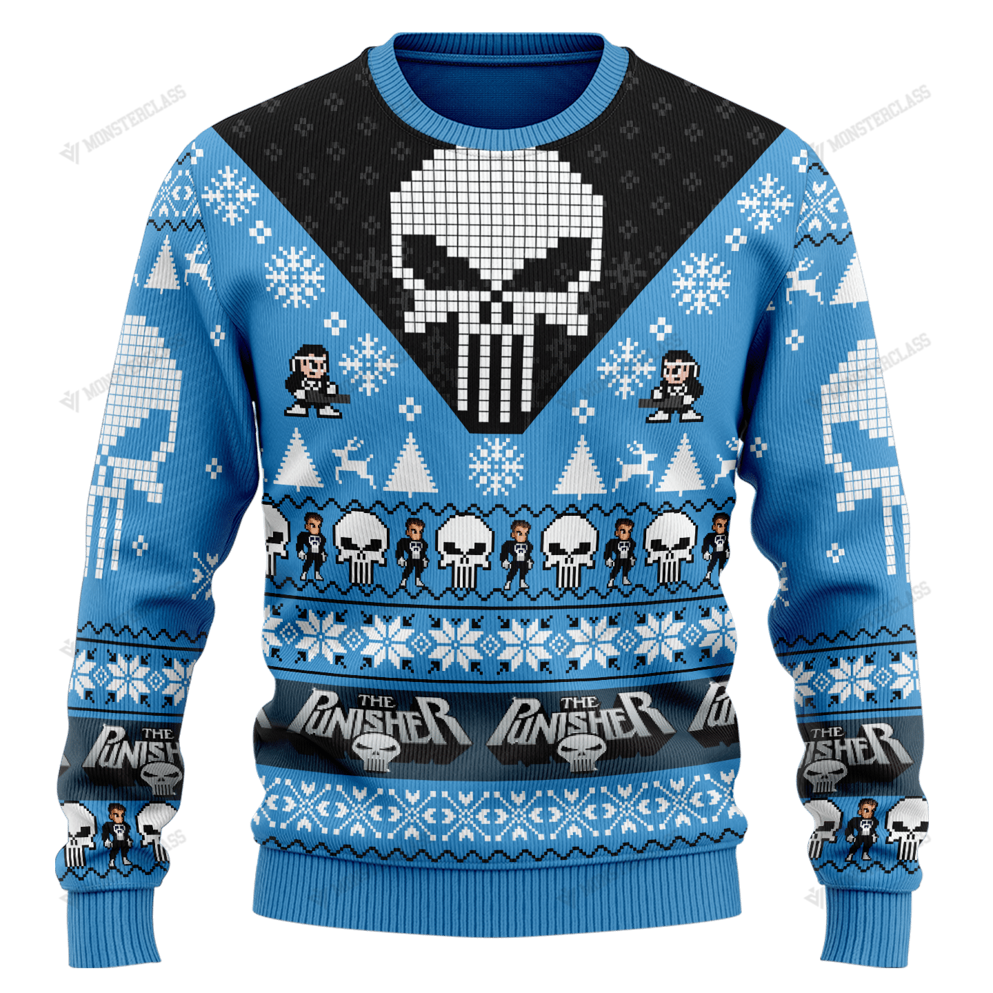 The Punisher TV Series Marvel Comics Sweater 2 The Punisher TV Series Marvel Comics Sweater 1