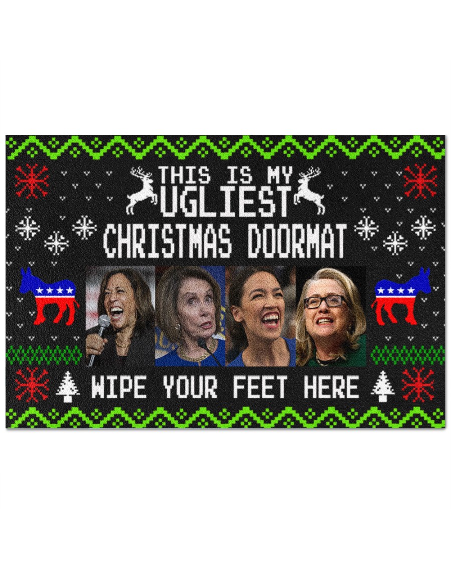NEW This Is My Ugliest Christmas Doormat Wipe Your Feet Here Doormat 1