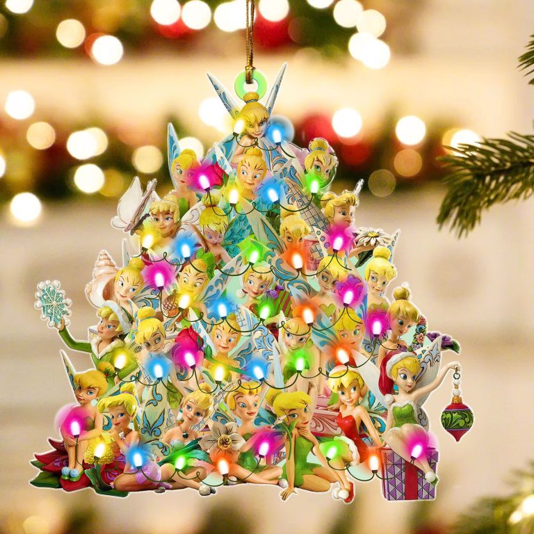Tinker Bell Christmas tree hanging ornament