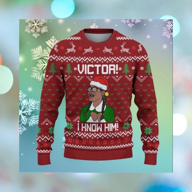 Victor I Know him Christmas Sweater 3 Victor I Know him Christmas Sweater word2