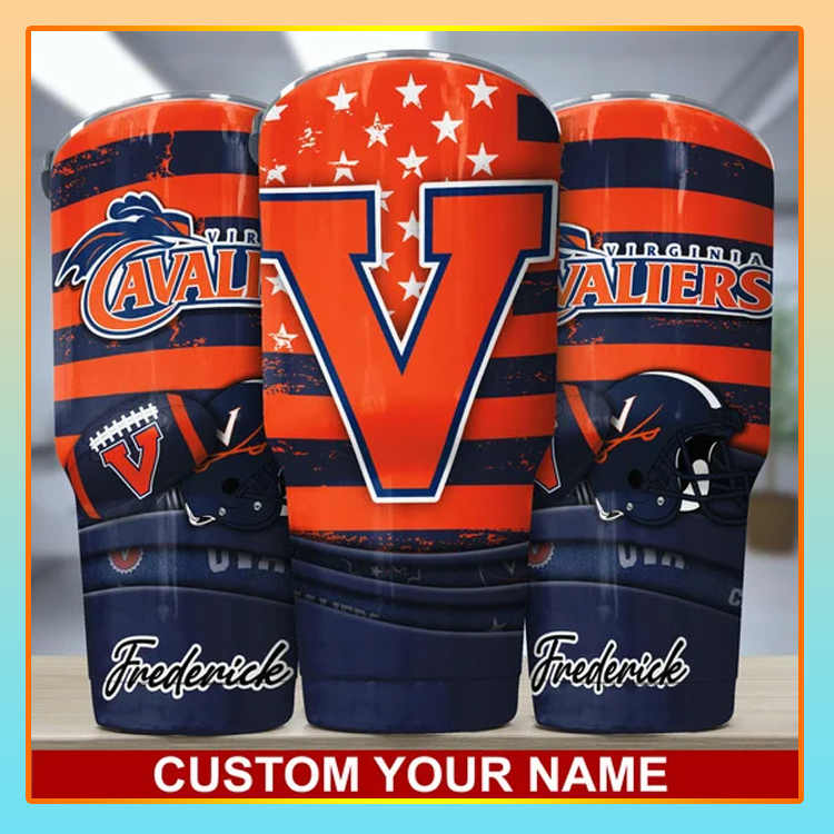 Virginia Cavaliers Custom Name Tumbler1