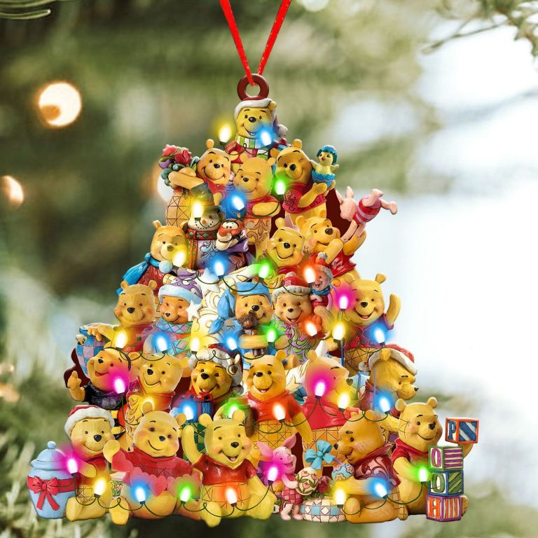Winnie the Pooh Christmas tree hanging ornament
