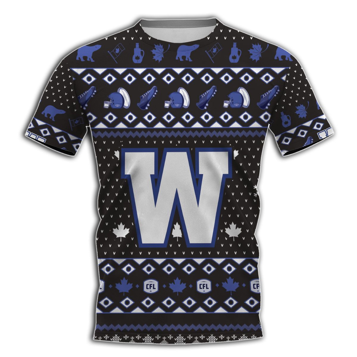 Winnipeg Blue Bombers CFL Football Club 3d shirt, hoodie 2 Winnipeg Blue Bombers CFL Football Club 3d shirt, hoodie word2