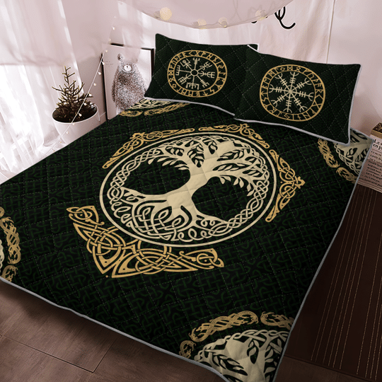 Yggdrasil The Tree Of Life In Norse Mythology Viking Quilt Bedding Set1