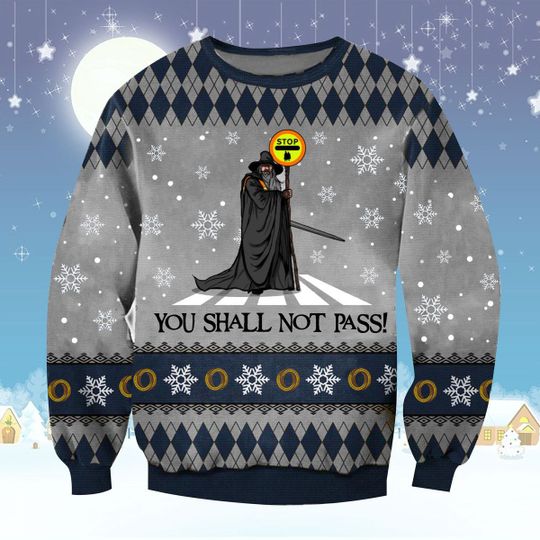 You Shall Not Pass witch sweater