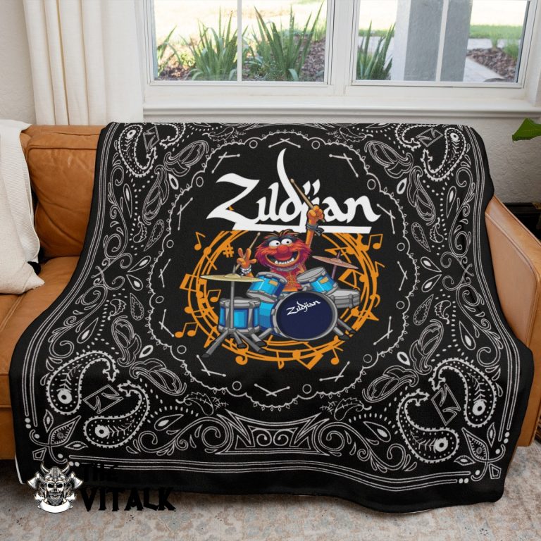 Zildjian Drums Animal the Muppet fleece blanket 2