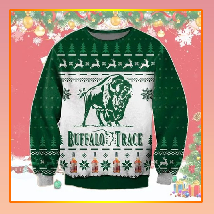Buffalo Trace Beer Christmas Ugly Sweater 3 Buffalo Trace Beer Christmas Ugly Sweater word3