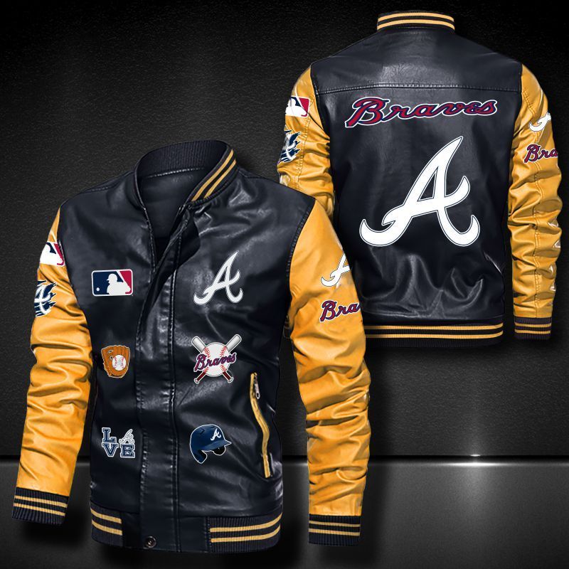 Find Top Hot Bomber Leather jacket Only On Kybershop