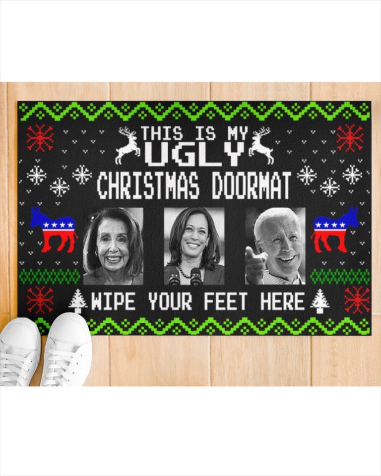 Biden This is my ugly christmas Wipe feet here doormat word2