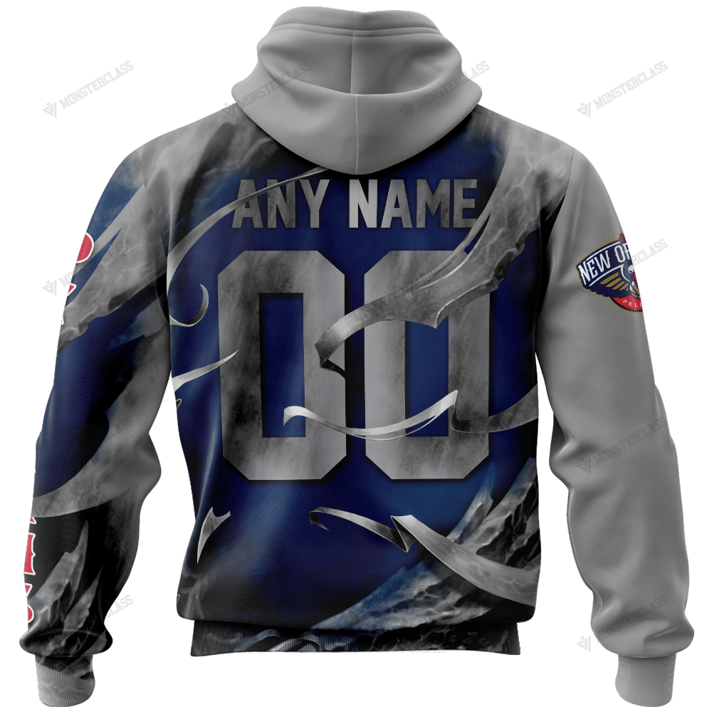 Personalized New Orleans Pelicans custom skull jersey hoodie, shirt 2 Personalized New Orleans Pelicans custom skull jersey hoodie, shirt word2