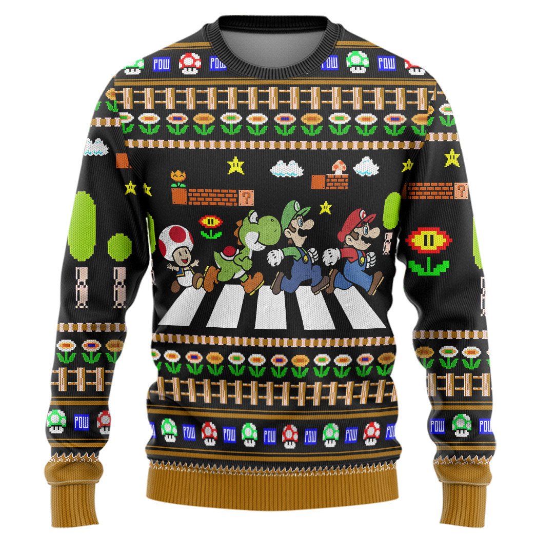 BEST Super Mario Abbey Road sweater 7