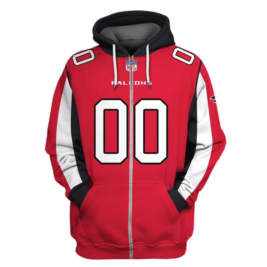 BEST National Football League Atlanta Falcons Personalized Custom Shirt, Hoodie 2 1 MM265 ZIP front