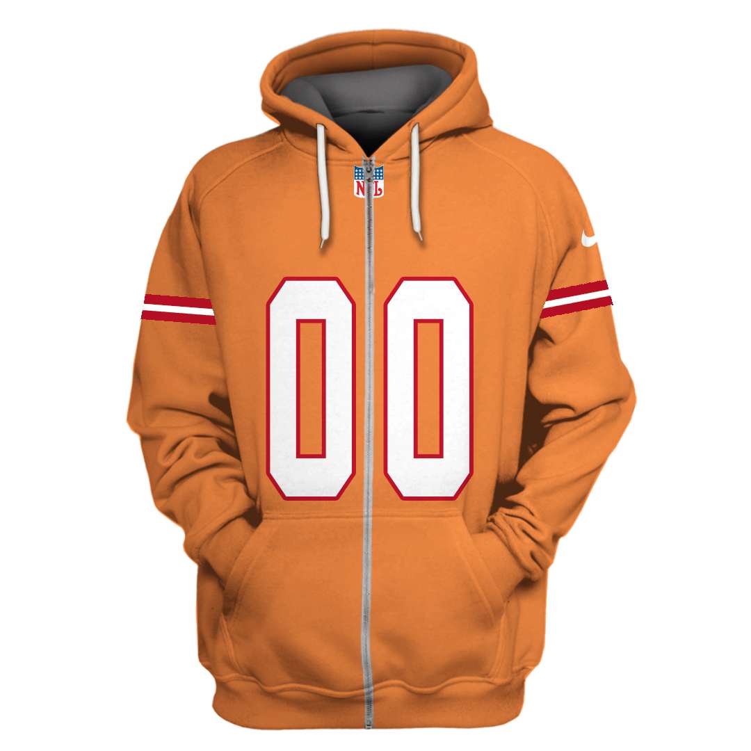 BEST National Football League Tampa Bay Buccaneers Personalized Custom Shirt, Hoodie 2 1 MM281 ZIP front