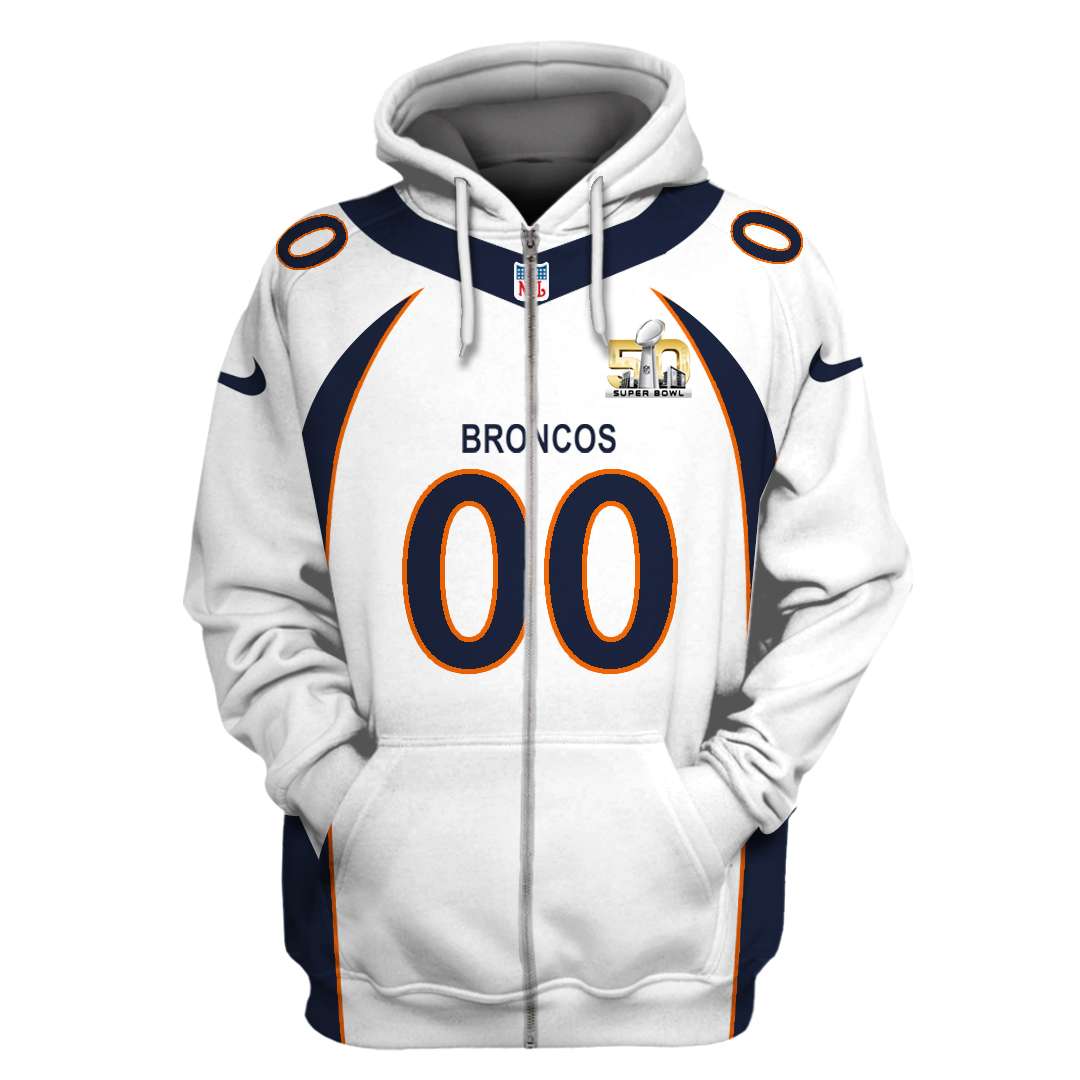 BEST Denver Broncos Super Bowl National Football League Personalized Custom Shirt, Hoodie 2 1 MM806 ZIP front 9