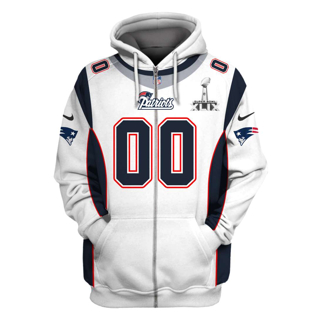 BEST New England Patriots Super Bowls National Football League Personalized Custom Shirt, Hoodie 2 1 MM812 ZIP front 9