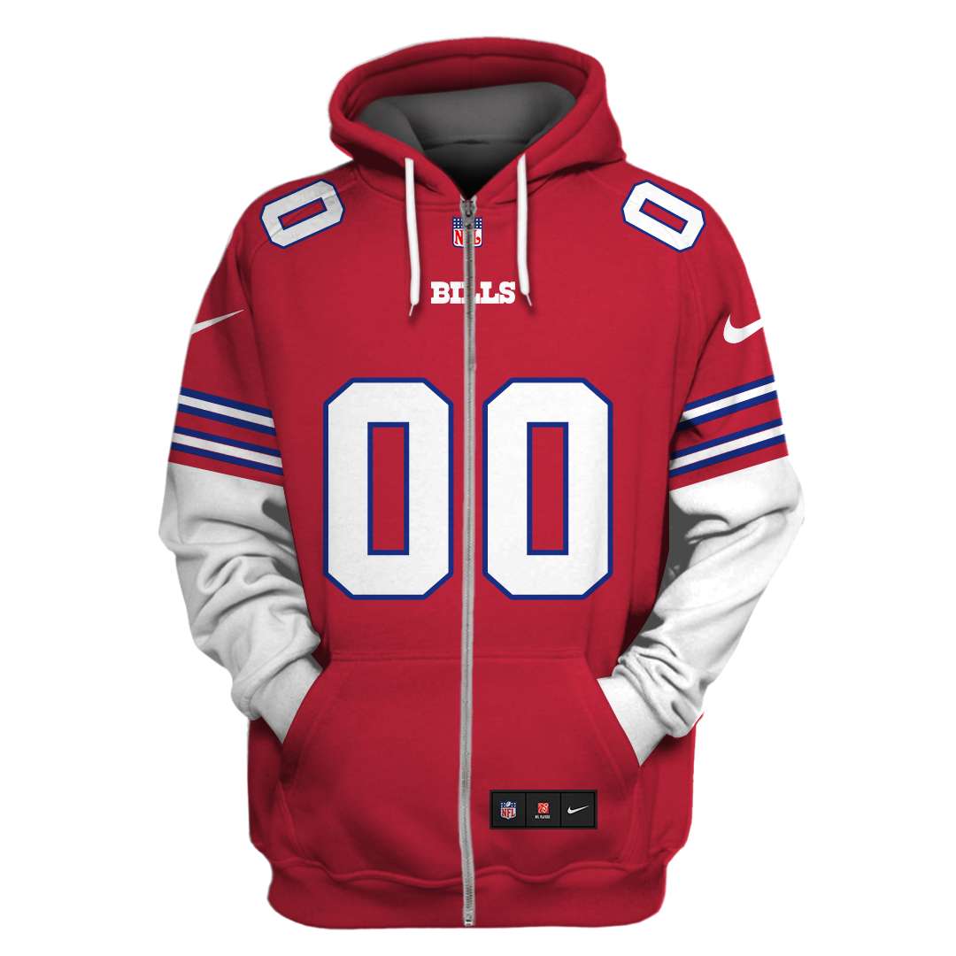 BEST NFL Buffalo Bills football Personalized Custom Shirt, Hoodie 2 1 MY140 ZIP front