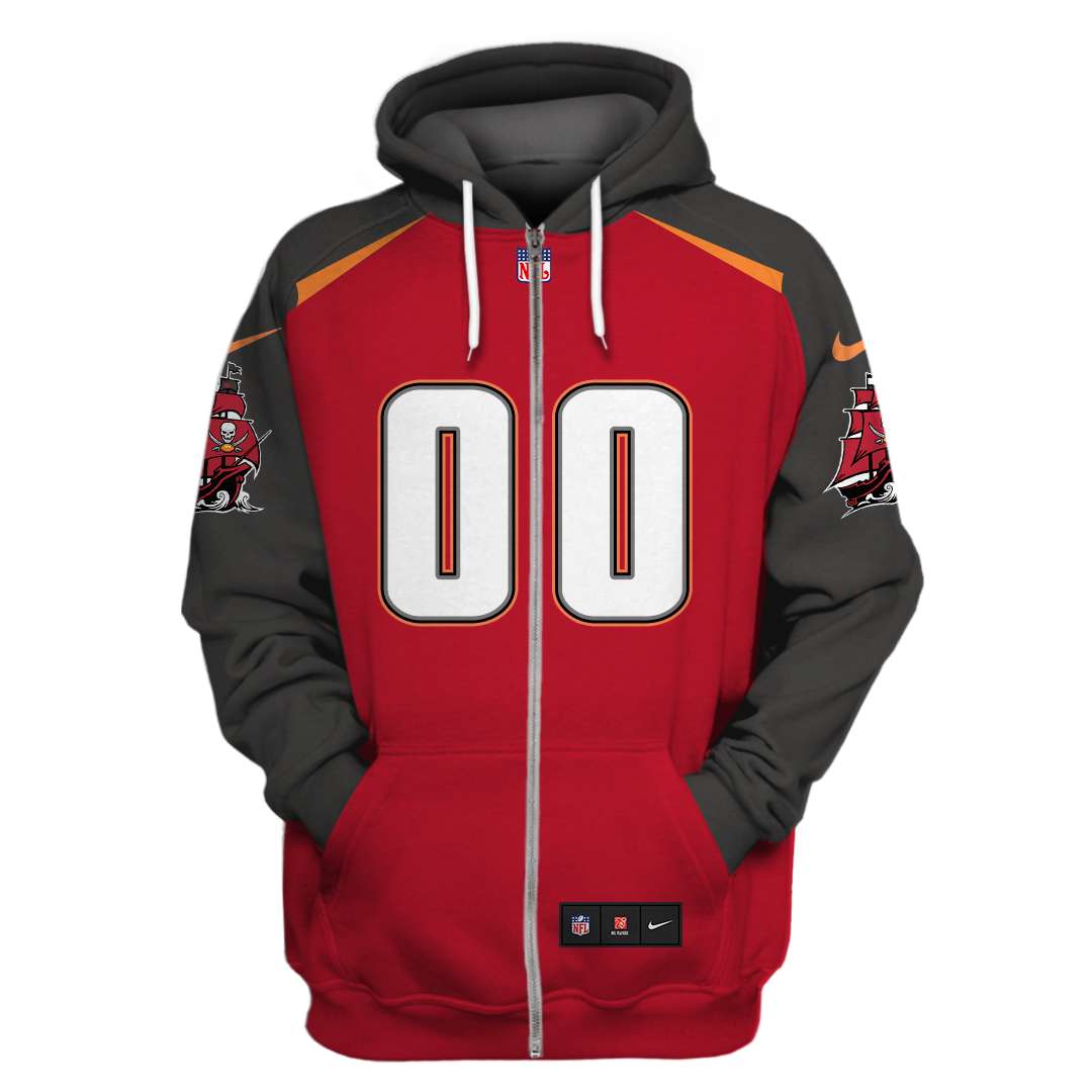 BEST Tampa Bay Buccaneers NFL football Personalized Custom Shirt, Hoodie 2 1 MY144 ZIP front
