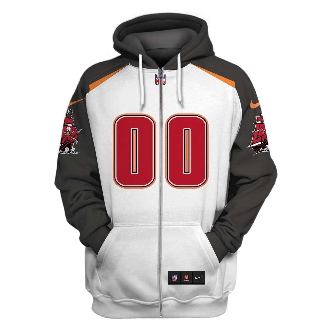 BEST Tampa Bay Buccaneers NFL Personalized Custom Shirt, Hoodie 2 1 MY145 ZIP front