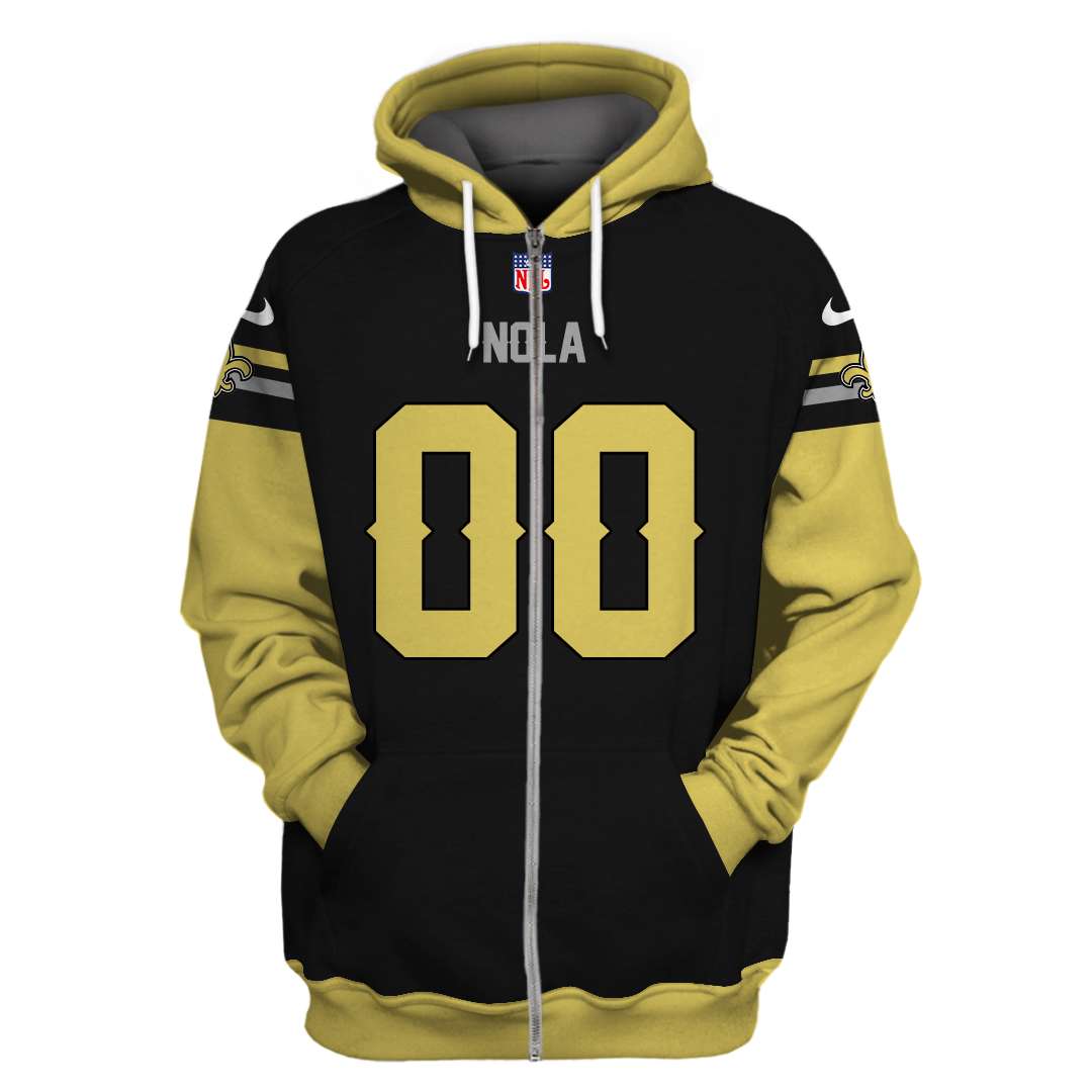 BEST Orleans Saints National Football League Personalized Custom Shirt, Hoodie 2 1 MY175 ZIP front 9