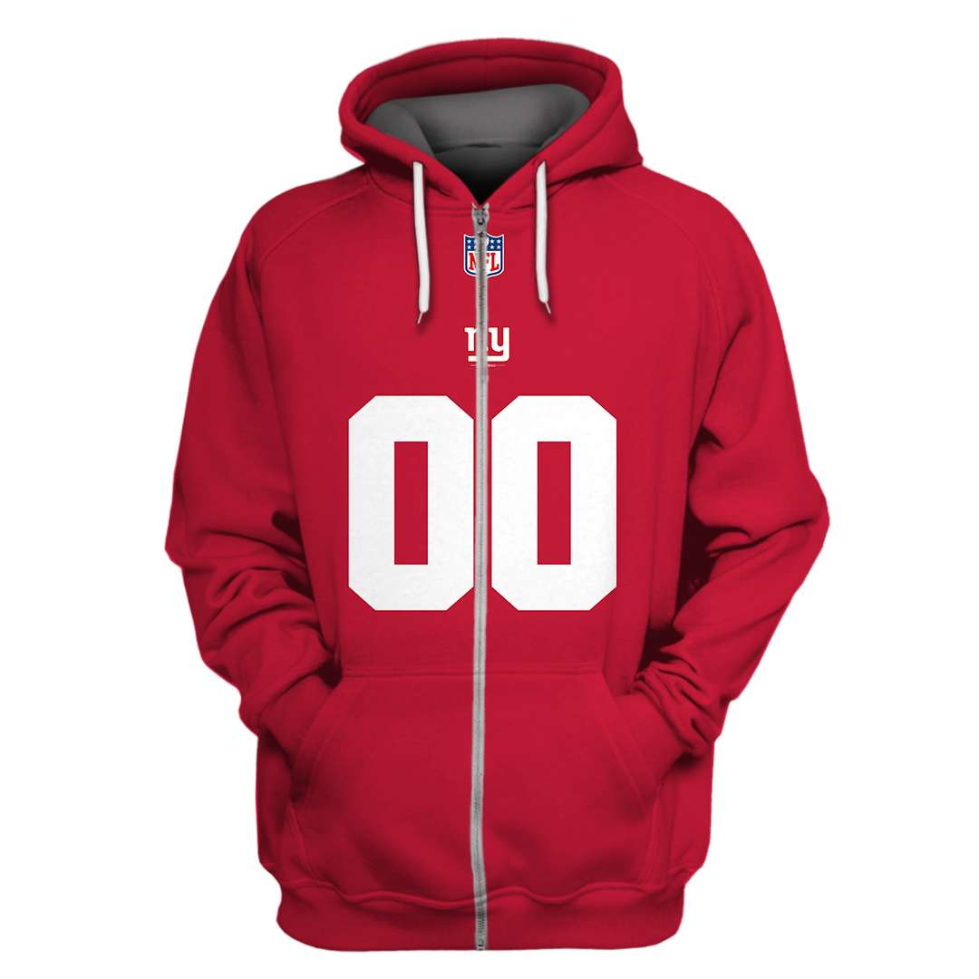 BEST NFL New York Giants Personalized Custom Shirt, Hoodie 2 1 TM001 ZIP front