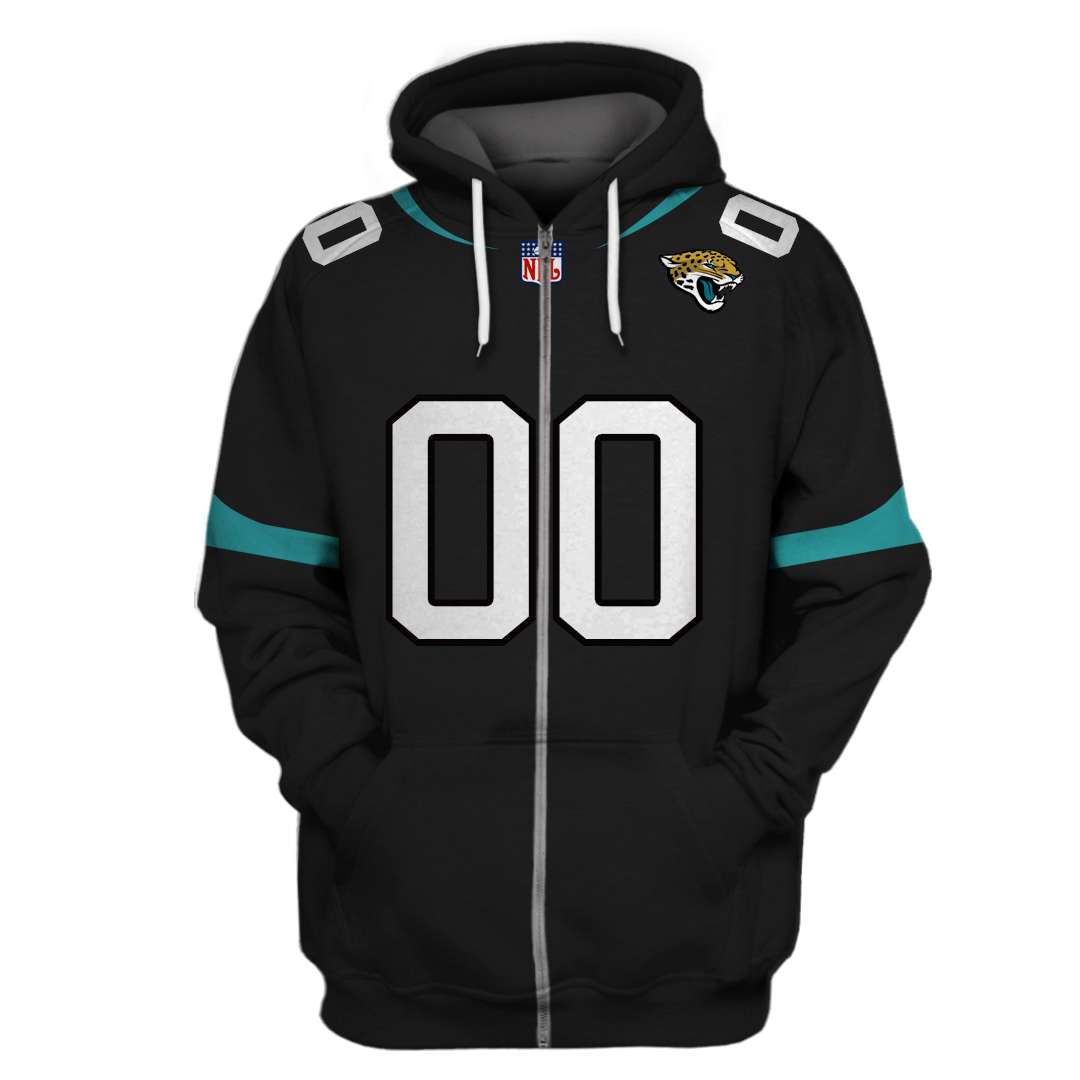BEST National Football League Jacksonville Jaguars Personalized Custom Shirt, Hoodie 2 1 TT185 ZIP front