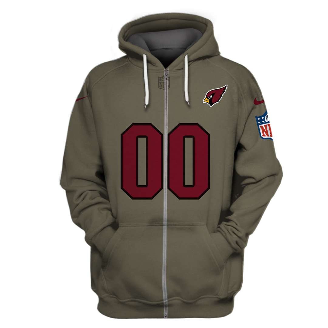 BEST Arizona Cardinals National Football League Personalized Custom Shirt, Hoodie 2 1 TT224 ZIP front