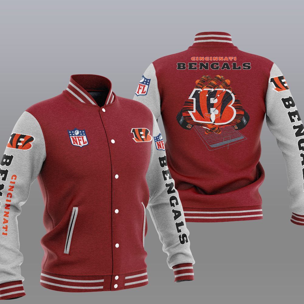 NFL Cincinnati Bengals Baseball Jacket 6 1605495873a40712fdd8