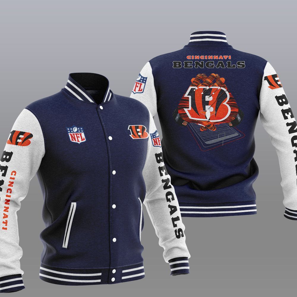 NFL Cincinnati Bengals Baseball Jacket 3 16054958759acfc84512