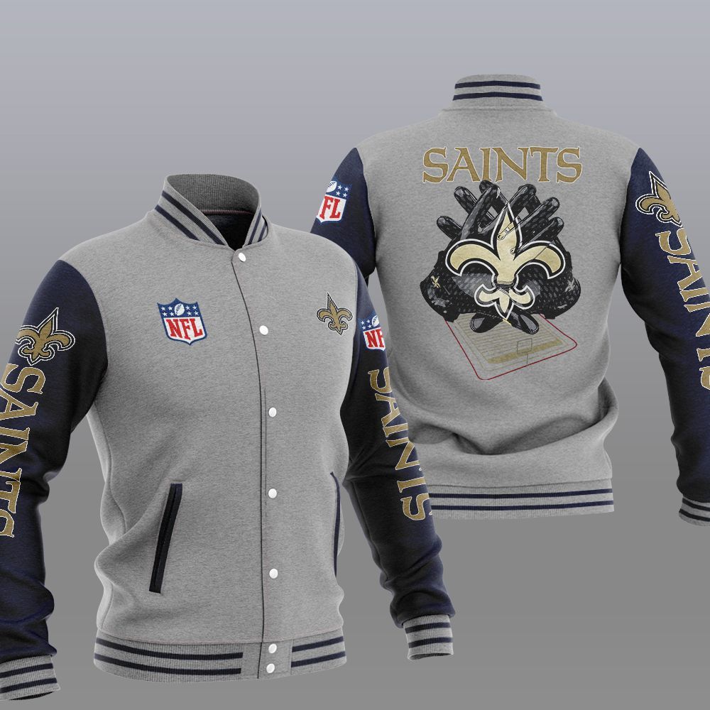 NFL New Orleans Saints Baseball Jacket 2 160549589006cd0ca3ac