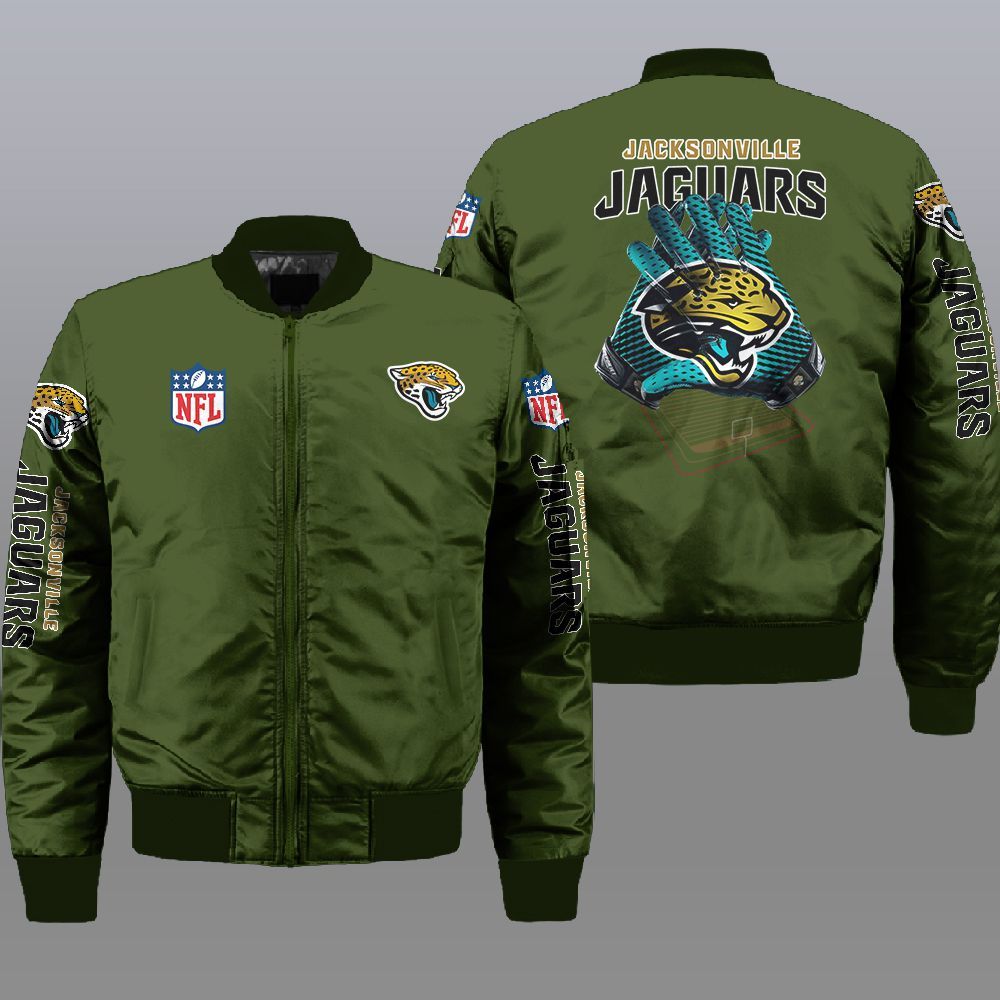 NFL Jacksonville Jaguars 3d Bomber Jacket 3 16054959267b1a0b7176